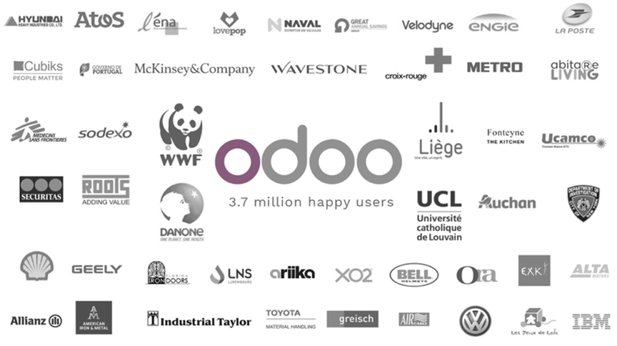 Odoo • A picture with a caption